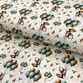 Pletenina Bollie balloons design B digital print