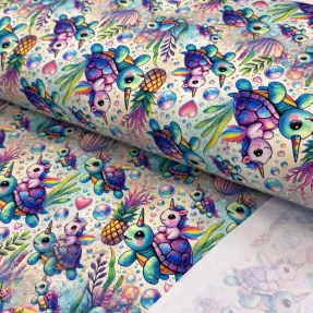 Prevešanka Pretty unicorns design C digital print