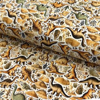 Pletenina Dex the dino design A digital print
