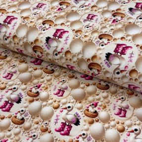 Pletenina Sweet Ollie design B digital print
