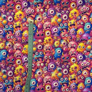 Pletivo Funny faces design B digital print