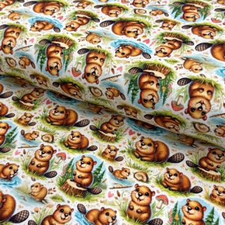 Pletivo A little bever action design B digital print