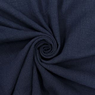 Bombažna tkanina SLUB WASHED navy