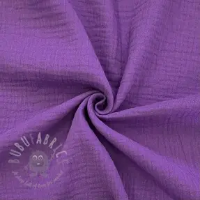 Dvojna gaza/muslin violet ORGANIC