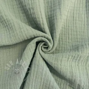 Dvostruka gaza/muslin dark mint ORGANIC