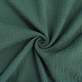 Dvojna gaza/muslin stara zelena ORGANIC