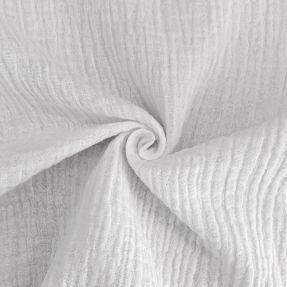 Dvojitá gázovina/mušelín white ORGANIC