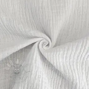 Dvoslojna gaza/muslin white ORGANIC