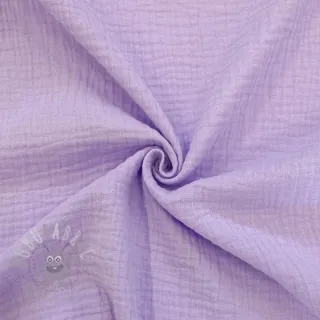 Dvojna gaza/muslin bright violet ORGANIC