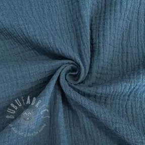 Dvostruka gaza/muslin indigo ORGANIC