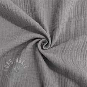 Dvostruka gaza/muslin grey ORGANIC