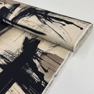 Viskoza z lanom Swirls design A