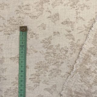 Bombažna tkanina z lanom JACQUARD Buttercup flowers