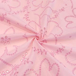 Bombažna tkanina VOILE Puffy light pink