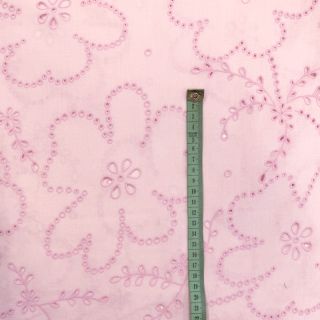Bombažna tkanina VOILE Puffy light pink