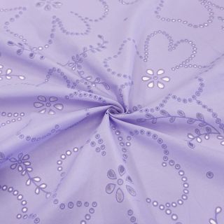 Bombažna tkanina VOILE Puffy purple