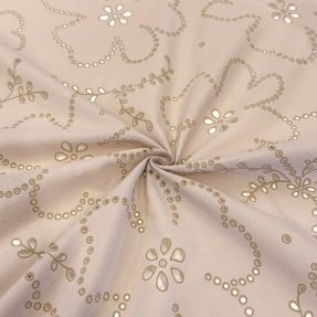 Bombažna tkanina VOILE Puffy beige