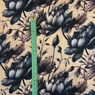 Dvojna gaza/muslin Dreamy flowers design B digital print