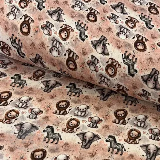 Dvojna gaza/muslin Safari buddys design C digital print