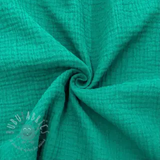 Dvojna gaza/muslin dark teal