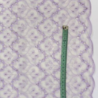 Bombažna tkanina EMBROIDERY Lilian purple