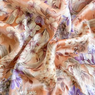 Viskoza SHINIO Floral treasure red