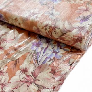 Viskoza SHINIO Floral treasure red
