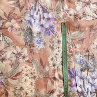Viskoza SHINIO Floral treasure red