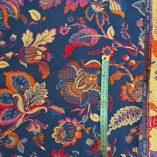 Dekorativna tkanina jacquard Inaya bleu