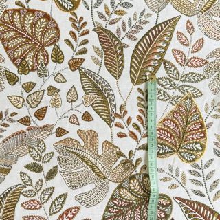 Dekorativno blago jacquard Euphoria blanc kaki