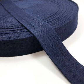 Bombažni trak 4 cm dark blue