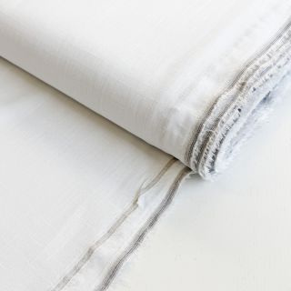 Viskoza z lanom PREMIUM white