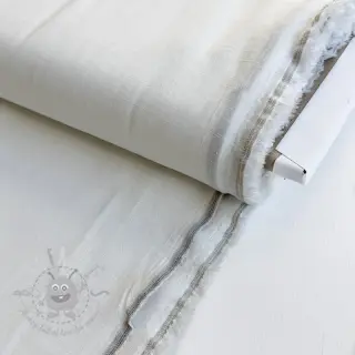 Viskoza z lanom PREMIUM off white