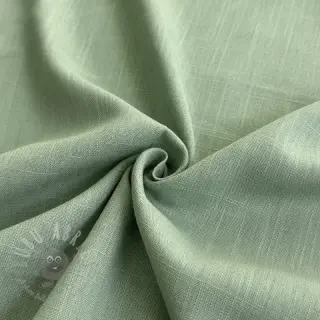 Viskoza z lanom PREMIUM old green