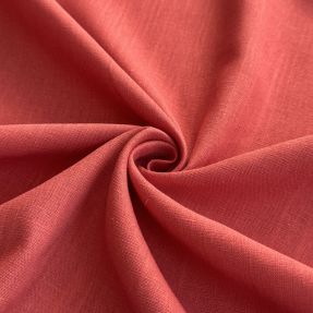 Viskoza z lanom PREMIUM dark coral
