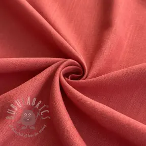 Viskoza z lanom PREMIUM dark coral