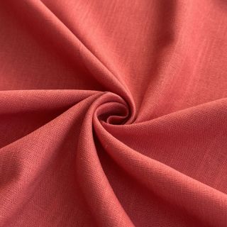 Viskoza z lanom PREMIUM dark coral