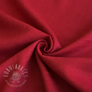 Viskoza z lanom PREMIUM dark red