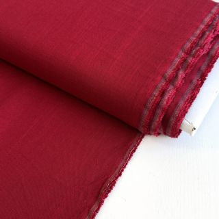 Viskoza z lanom PREMIUM dark red