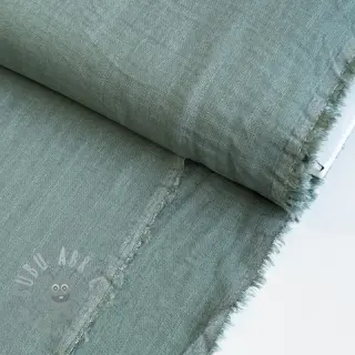 Viskoza z lanom PREMIUM dark old green