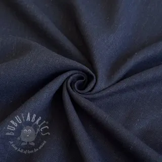 Viskoza z lanom PREMIUM navy blue