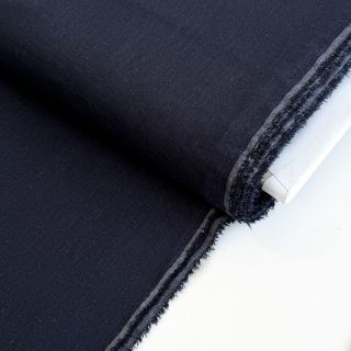 Viskoza z lanom PREMIUM navy blue