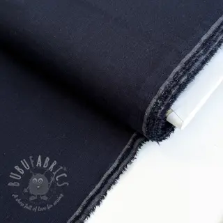 Viskoza z lanom PREMIUM navy blue