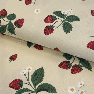 Dekorativna tkanina premium Strawberry Happy Fruit