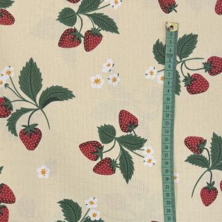 Dekorativna tkanina premium Strawberry Happy Fruit