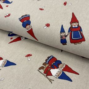 Dekorativno blago Linenlook Gnome Family