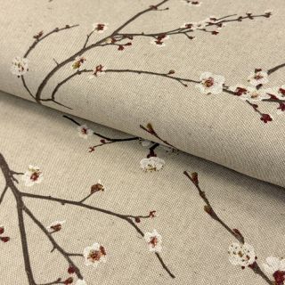 Dekorativno blago Linenlook Japanese Blossom