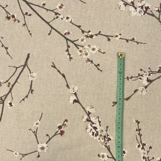 Dekorativno blago Linenlook Japanese Blossom