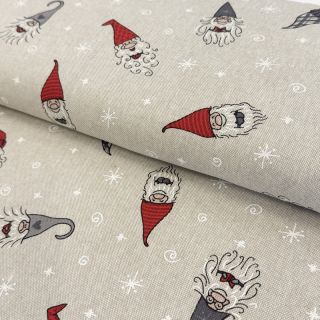 Dekorativno blago Linenlook Tomte Happy Faces