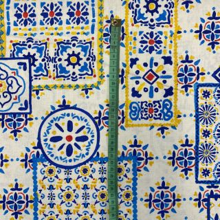 Dekorativna tkanina premium Azulejos tile patch
